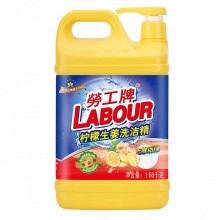 劳工洗洁精 柠檬生姜1.68kg/瓶