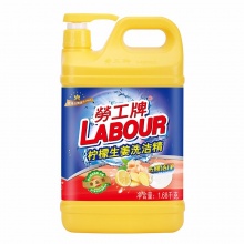 劳工洗洁精 柠檬生姜1.68kg/瓶