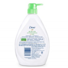 多芬(Dove)沐浴露1000g 清透水润 清爽水润沐浴乳