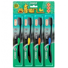黑人（DARLIE）炭丝深洁 牙刷 ×4