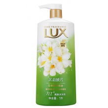力士(Lux)沐浴露 花香凝萃精油香氛茉莉臻芳1L