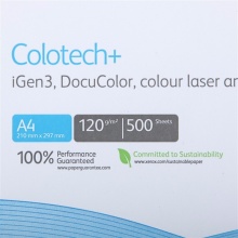 施乐(Xerox)Colotech+彩激纸 120g A4 500张/包