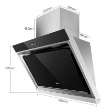 美的（Midea）CXW-180-DJ118 侧吸式抽油烟机