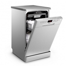美的（Midea）9套 数码显示屏 易安装除菌独立式家用洗碗机 WQP8-7602-CN