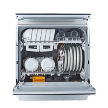 松下（Panasonic）洗碗机 除菌烘干双层碗篮台式 NP-TR1HECN（银河灰）