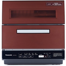 松下（Panasonic）洗碗机 除菌烘干 双层碗篮台式 非柜式 NP-TR1TTCN（魔影红）