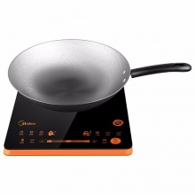 美的（Midea）C21-WH2126 电磁炉（配汤锅+炒锅）