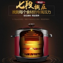美的（Midea） 电压力锅 一锅双胆 七段调压 收汁入味WQC50/60A5 5L高压锅 5L WQC50A5