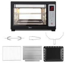 美的（Midea）X6-348E 微蒸烤一体机 蒸箱 电烤箱 微波炉 餐具消毒 34升 家用半商用