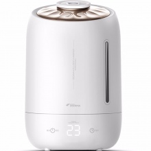 德尔玛（Deerma）加湿器 5L大容量 触控感温 家用静音迷你办公室卧室香薰加湿 DEM-F600（珍珠白）