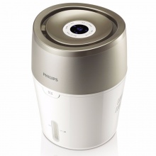 飞利浦(PHILIPS)加湿器 上加水 纳米无雾恒湿 静音办公室卧室家用加湿 HU4803/00牡蛎金属色