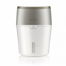 飞利浦(PHILIPS)加湿器 上加水 纳米无雾恒湿 静音办公室卧室家用加湿 HU4803/00牡蛎金属色