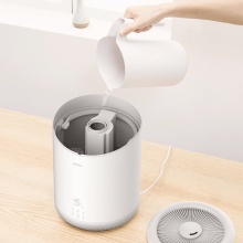 德尔玛（Deerma）加湿器 4L大容量 上加水智能恒湿 静音迷你办公室卧室家用香薰加湿 DEM-ST900S（象牙白）