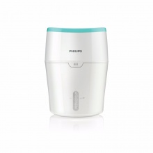 飞利浦(PHILIPS)加湿器 上加水 纳米无雾恒湿 静音办公室卧室家用加湿 HU4801/00（白色+浅绿色）