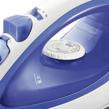 飞利浦（PHILIPS） 蒸汽电熨斗 简约版家用喷射蒸汽大容量大功率电烫斗 蓝色 GC1418
