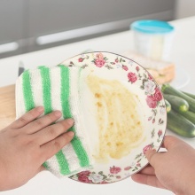 妙洁 竹纤去油抹布洗碗巾3片装 易吸水不残油