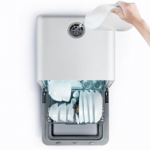 美的（Midea） 4套 美的范洗碗机家用台式免安装除垢除菌洗碗机M1 香槟金