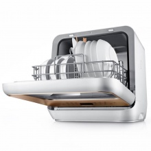 美的（Midea） 4套 美的范洗碗机家用台式免安装除垢除菌洗碗机M1 香槟金