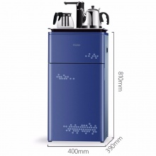 海尔（Haier）茶吧机家用自动上水冷热型办公室速热立式制冷饮水机 立式茶吧YD1683