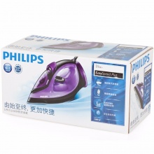 飞利浦 (PHILIPS) 蒸汽电熨斗 五档控温烫衣 1900W陶瓷底板 手持迷你家用 GC2046/88