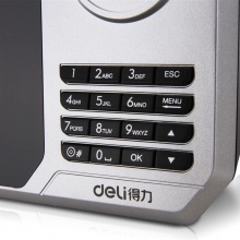 得力（deli） 3959 指纹加人脸识别考勤机 混合识别打卡机 真人语音/免软件安装