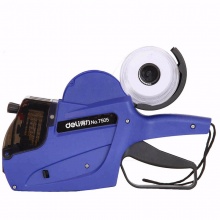 得力（deli） 7505 打码机器打价机标价机打价器/标价纸 墨轮 办公用品 单个价 颜色随机 双排标价机