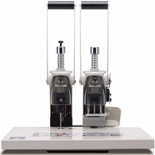 得力（deli） 3885 省力型单据打孔机 财务凭证装订机 自动断电保护