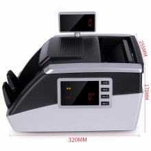 得力（deli） 3912 银行专用双屏验钞机 自动清洁点钞机（B级）