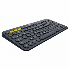 罗技（Logitech）K380多设备蓝牙键盘 平板IPAD键盘 时尚便携 超薄巧克力按键 蓝牙鼠标伴侣 深灰色