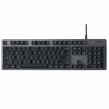 罗技（Logitech）K840时尚机械键盘 游戏机械键盘 非樱桃轴 罗技机械轴 高速触发 阳极铝 绝地求生 吃鸡键盘