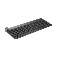 罗技( Logitech) Craft无线键盘-深灰 智能控制旋钮 蓝牙优联双模连接 多设备连接切换 旗舰键盘