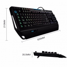 罗技（Logitech）G910 RGB全尺寸机械游戏键盘 RGB机械键盘 吃鸡键盘 绝地求生