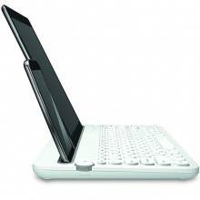 罗技（Logitech）K480 多设备蓝牙键盘 IPAD键盘 手机键盘 时尚键盘女生版 蓝牙鼠标伴侣 白色