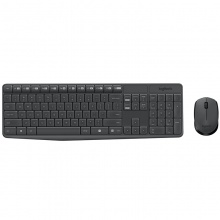 罗技（Logitech）MK235 无线键鼠套装...
