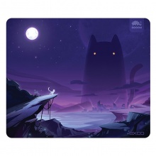 宜适酷（EXCO）猫来了鼠标垫 大号 设计师原创动漫可爱卡通游戏垫  MSP023