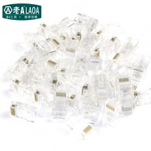 老A（LAOA） 5类网线水晶头100只装LA1...