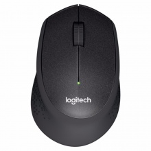 罗技（Logitech）M330 无线静音鼠标 黑色