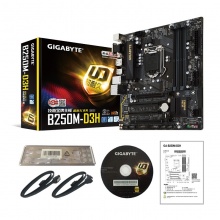 技嘉（GIGABYTE）B250M-D3H 主板 (Intel B250/LGA 1151)