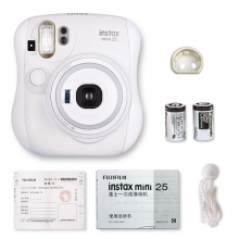 富士（FUJIFILM）INSTAX 一次成像相机 MINI25相机 白色