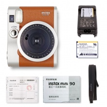 富士（FUJIFILM）INSTAX 一次成像相机 MINI90相机 银棕