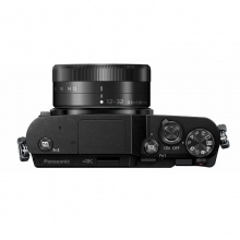 松下（Panasonic）DC-GF9KGK 微型单电相机 4K美颜微单相机 GF9X套机 黑色（12-32mm套机）