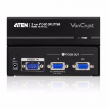 ATEN宏正 VS132A VGA分配器 一分二VGA视频分配器 1进2出分屏器