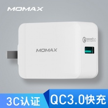 摩米士（MOMAX）QC3.0快充充电器 18W...