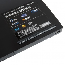 索尼（SONY）BDP-S185 蓝光DVD 支持USB播放 支持网络视频 播放机 黑色