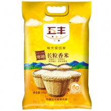 华润 五丰 长粒香米 寒地冻土 东北大米10kg