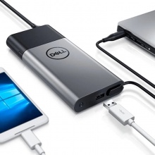 戴尔（DELL） 便携充电宝 移动电源外接电池 XPS13 笔记本电源适配器充电器二合一 混合型适用Type-c接口（PH45W17-CA）