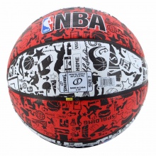斯伯丁SPALDING 篮球NBA涂鸦lanqiu室外耐磨7号橡胶蓝球83-574Y