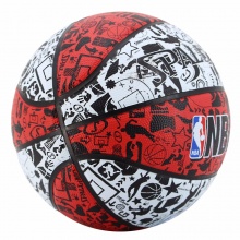 斯伯丁SPALDING 篮球NBA涂鸦lanqiu室外耐磨7号橡胶蓝球83-574Y