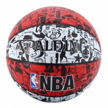 斯伯丁SPALDING 篮球NBA涂鸦lanqiu室外耐磨7号橡胶蓝球83-574Y