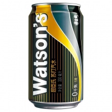 屈臣氏（Watsons）苏打汽水330ml*24听 整箱